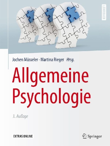 Buchcover und Innenansicht für das Buch: Allgemeine Psychologie