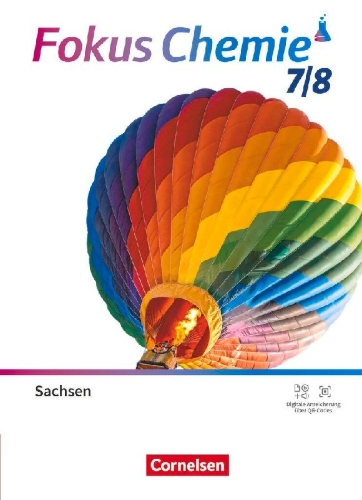 Buchcover und Innenansicht für das Buch: Fokus Chemie 7. Schuljahr - Gymnasium Sachsen ab 2024 - Neubearbeitung - Schulbuch