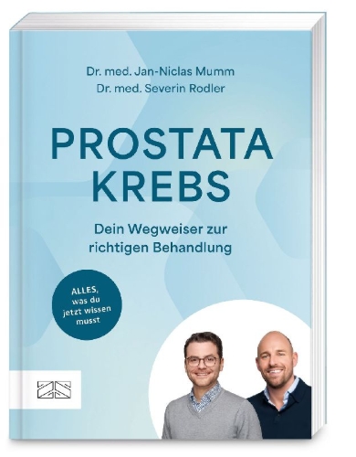 Buchcover und Innenansicht für das Buch: Prostatakrebs - Dein Wegweiser zur richtigen Behandlung
