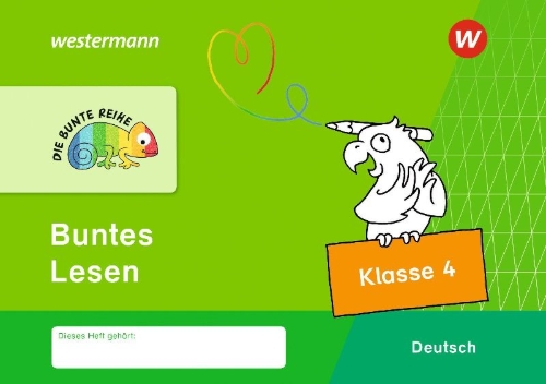 Buchcover und Innenansicht für das Buch: DIE BUNTE REIHE - Deutsch. Buntes Lesen Klasse 4
