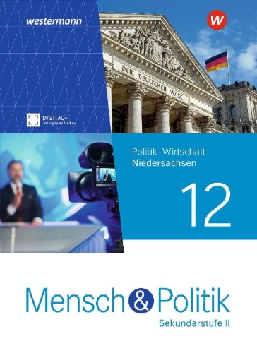 Buchcover und Innenansicht für das Buch: Mensch und Politik SII 12. Schulbuch . Für Niedersachsen
