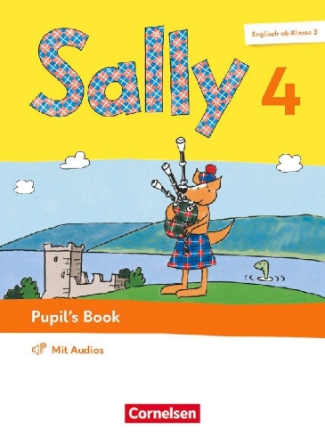 Buchcover und Innenansicht für das Buch: Sally 4. Schuljahr - Englisch ab Klasse 3 - Pupil's Book - Mit Audios (Webcode) und BuchTaucher-App