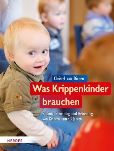 Buchcover und Innenansicht für das Buch: Was Krippenkinder brauchen