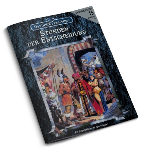 Buchcover und Innenansicht für das Buch: DSA3 - Stunden der Entscheidung (remastered)