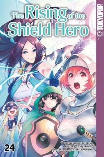 Buchcover und Innenansicht für das Buch: The Rising of the Shield Hero 24