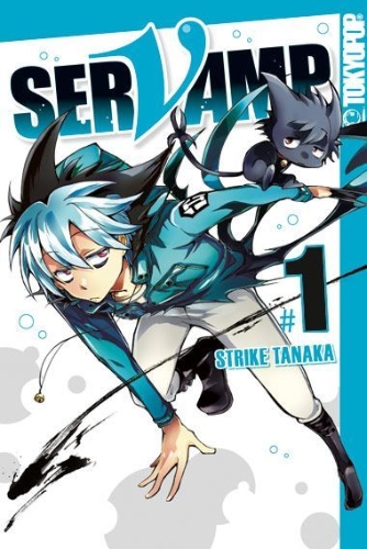 Buchcover und Innenansicht für das Buch: Servamp 01