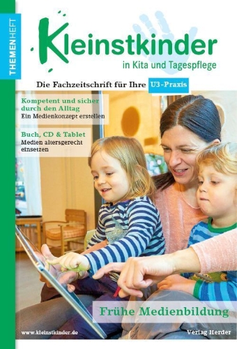 Buchcover und Innenansicht für das Buch: Frühe Medienbildung