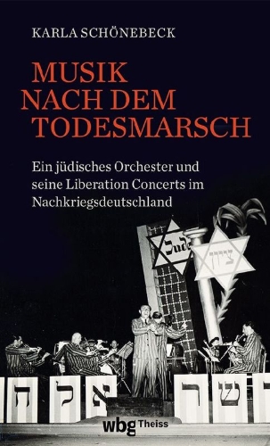 Buchcover und Innenansicht für das Buch: Musik nach dem Todesmarsch
