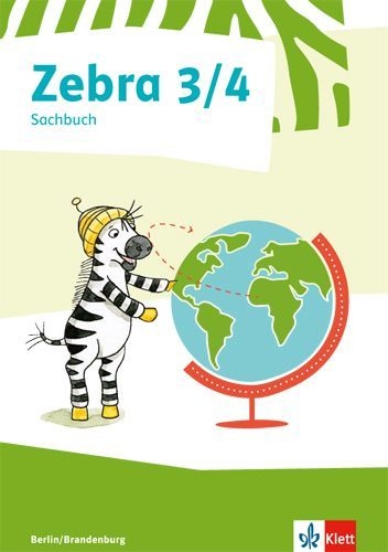 Buchcover und Innenansicht für das Buch: Zebra Sachunterricht 3/4. Schülerbuch. Berlin Brandenburg ab 2017