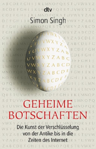 Buchcover und Innenansicht für das Buch:  The Code Book. The Science of Secrecy from Ancient Egypt to Quantum Crypto- graphy (Fourth Estate, London 1999)