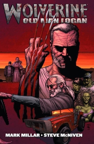 Buchcover und Innenansicht für das Buch: Wolverine: Old Man Logan