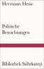 Buchcover und Innenansicht für das Buch: Politische Betrachtungen