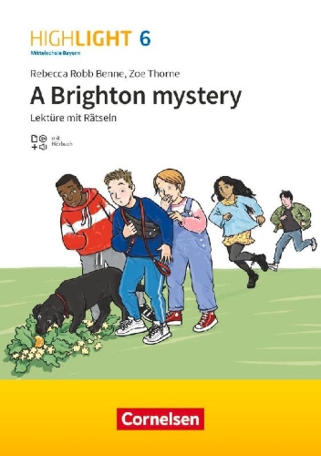Buchcover und Innenansicht für das Buch: Highlight 6. Jahrgangsstufe - Mittelschule Bayern - Lektüre - A Brighton mystery