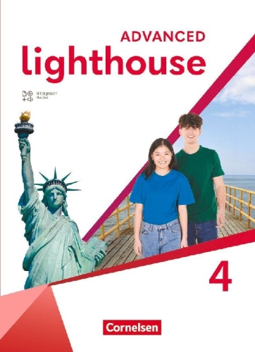 Buchcover und Innenansicht für das Buch: Lighthouse Band 4: 8. Schuljahr - Advanced Edition - Schulbuch (Festeinband)