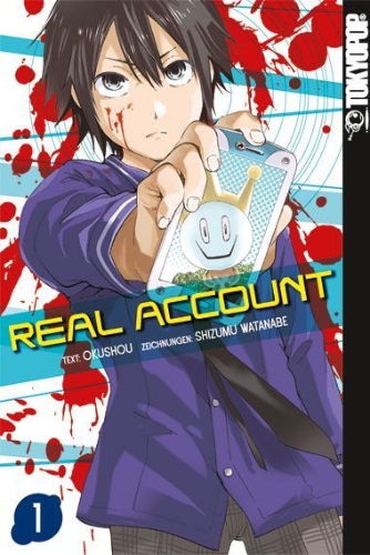 Buchcover und Innenansicht für das Buch: Real Account 01