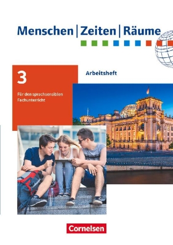 Buchcover und Innenansicht für das Buch: Menschen-Zeiten-Räume 9./10. Schuljahr - Ausgabe ab 2020 - Arbeitsheft (alle Bundesländer außer Baden-Württemberg)