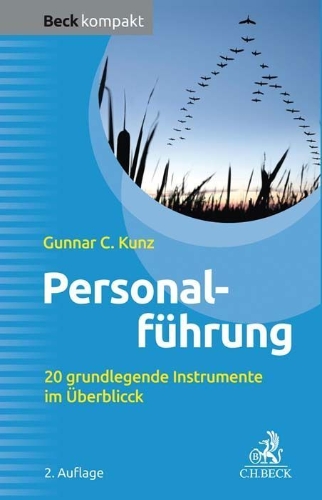 Buchcover und Innenansicht für das Buch: Personalführung