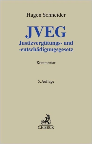 Buchcover und Innenansicht für das Buch: JVEG