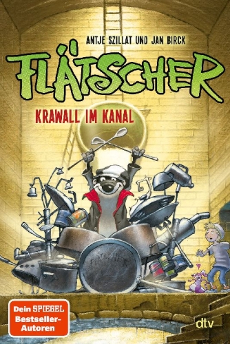 Buchcover und Innenansicht für das Buch: Flätscher 02 - Krawall im Kanal