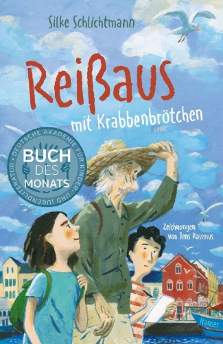 Buchcover und Innenansicht für das Buch: Reißaus mit Krabbenbrötchen