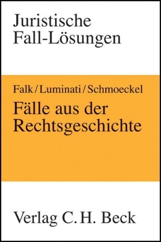 Buchcover und Innenansicht für das Buch: Fälle aus der Rechtsgeschichte