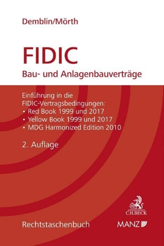 Buchcover und Innenansicht für das Buch: FIDIC Bau- und Anlagenbauverträge