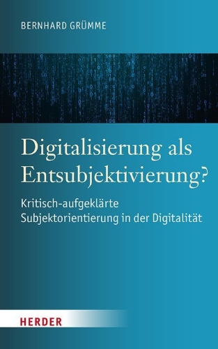 Buchcover und Innenansicht für das Buch: Digitalisierung als Entsubjektivierung?