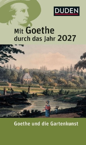 Buchcover und Innenansicht für das Buch: Mit Goethe durch das Jahr 2027