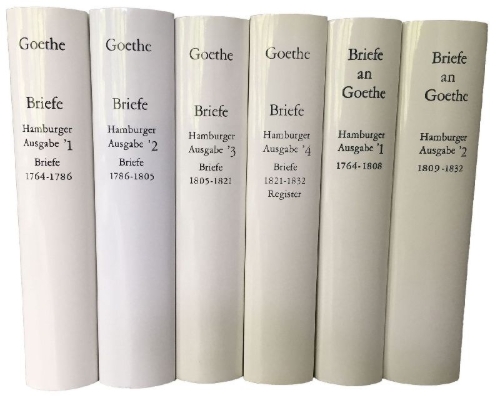 Buchcover und Innenansicht für das Buch: Goethes Briefe und Briefe an Goethe