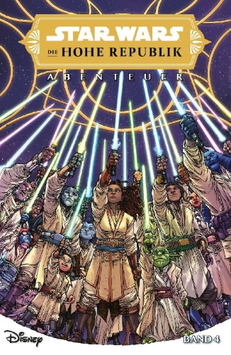 Buchcover und Innenansicht für das Buch: US-Star Wars: The High Republic Adventures #9-#13; Star Wars Galatic Bake-Off Specacular