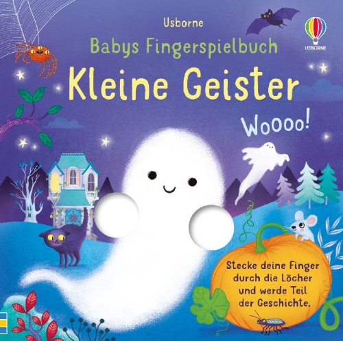 Buchcover und Innenansicht für das Buch: Babys Fingerspielbuch: Kleine Geister