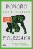 Buchcover und Innenansicht für das Buch: Bonobo Moussaka