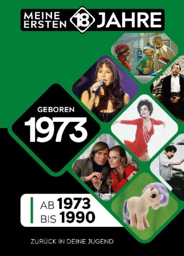 Buchcover und Innenansicht für das Buch: Geboren 1973