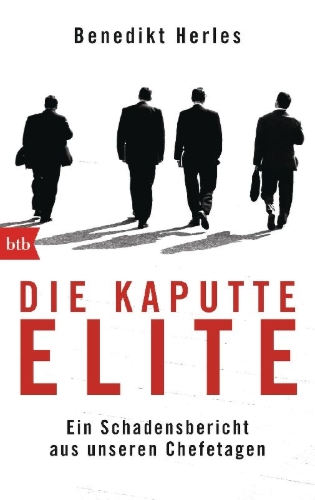 Buchcover und Innenansicht für das Buch: Die kaputte Elite