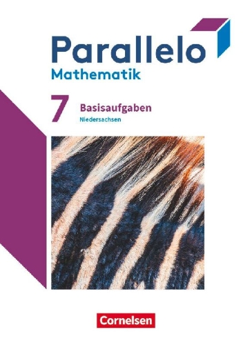 Buchcover und Innenansicht für das Buch: Parallelo 7. Schuljahr. Niedersachsen - Basisaufgaben zum Schülerbuch