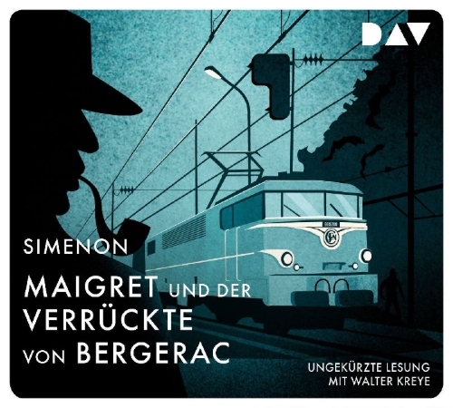 Buchcover und Innenansicht für das Buch: Maigret und der Verrückte von Bergerac