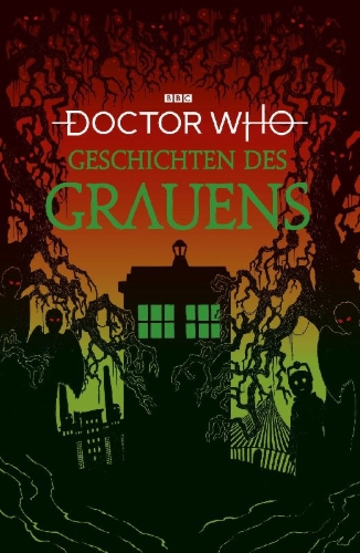 Buchcover und Innenansicht für das Buch: Doctor Who: Geschichten des Grauens