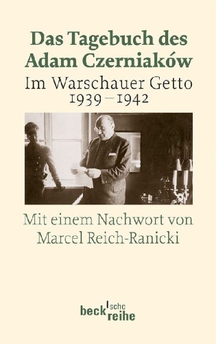 Buchcover und Innenansicht für das Buch: Das Tagebuch des Adam Czerniaków