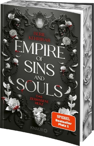 Buchcover und Innenansicht für das Buch: Empire of Sins and Souls 3 - Das zerrissene Herz