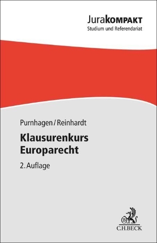 Buchcover und Innenansicht für das Buch: Klausurenkurs Europarecht