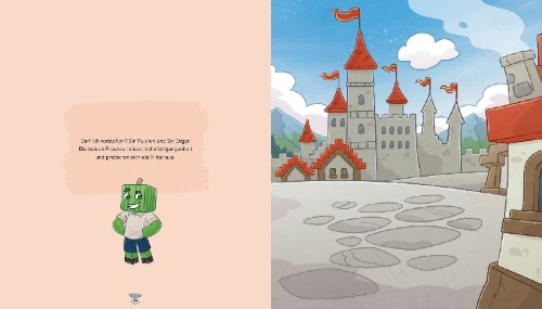Buchcover und Innenansicht für das Buch: Das offizielle Ausschmalbuch