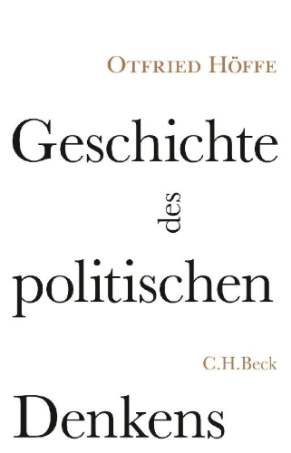Buchcover und Innenansicht für das Buch: Geschichte des politischen Denkens