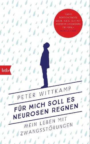 Buchcover und Innenansicht für das Buch: Für mich soll es Neurosen regnen