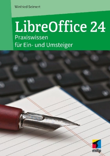 Buchcover und Innenansicht für das Buch: LibreOffice 24