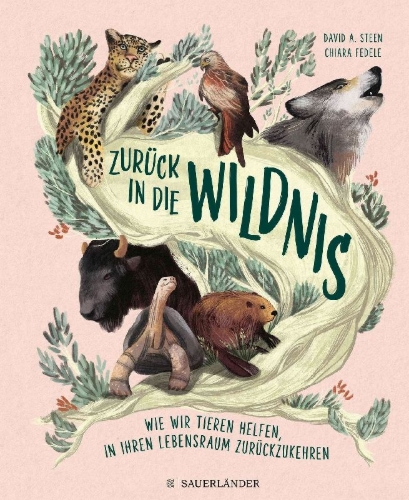 Buchcover und Innenansicht für das Buch: Rewilding
