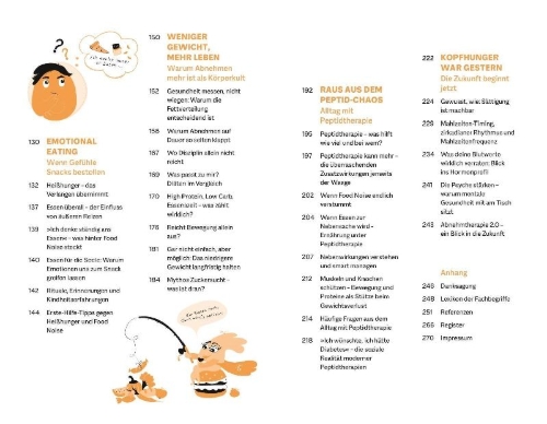 Buchcover und Innenansicht für das Buch: Die neue Wissenschaft vom Sattsein