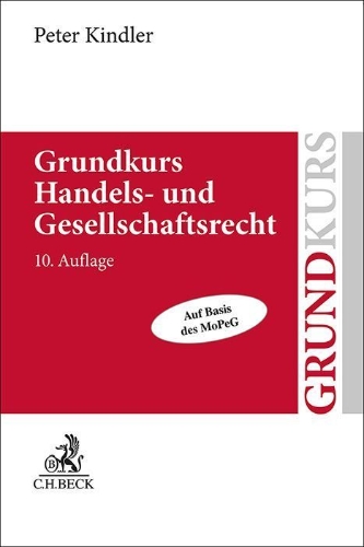 Buchcover und Innenansicht für das Buch: Grundkurs Handels- und Gesellschaftsrecht