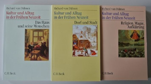 Buchcover und Innenansicht für das Buch: Kultur und Alltag in der Frühen Neuzeit 1-3