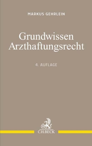 Buchcover und Innenansicht für das Buch: Grundwissen Arzthaftungsrecht