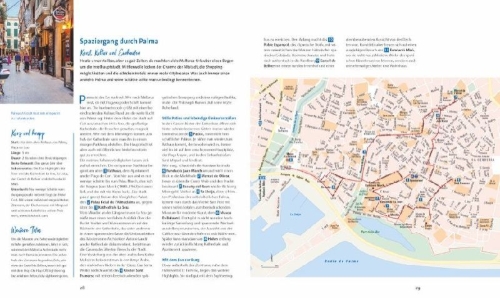 Buchcover und Innenansicht für das Buch: Highlights Mallorca